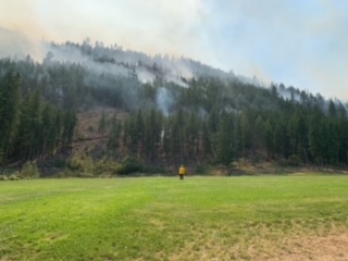 Fires mostly out in the morning 7/23/21